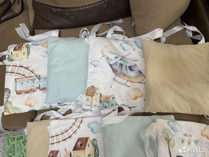 Бортики в детскую кроватку