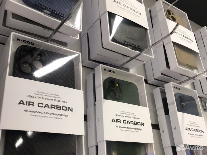Карбоновые чехлы для iPhone