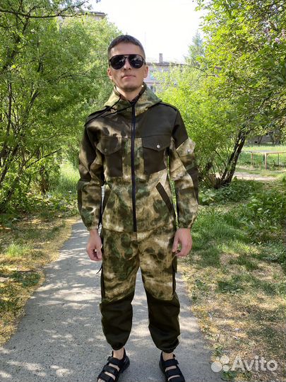 Костюм горка летний мужской мох раз:46-62