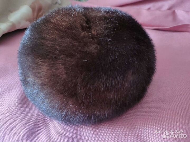 Шапка норковая женская