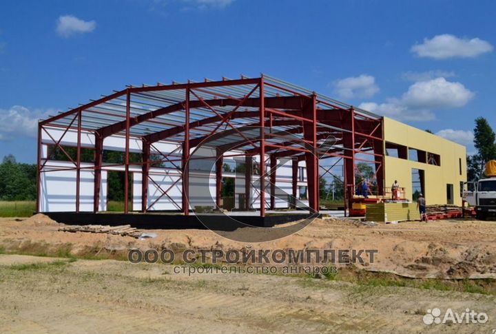 Открытые и закрытые ангары xc316