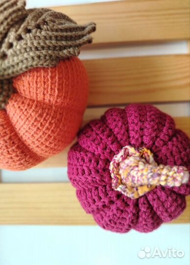 Тыква крючком вязаная
