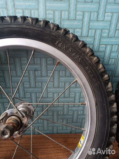 Колёса на детский велосипед 14*2.125