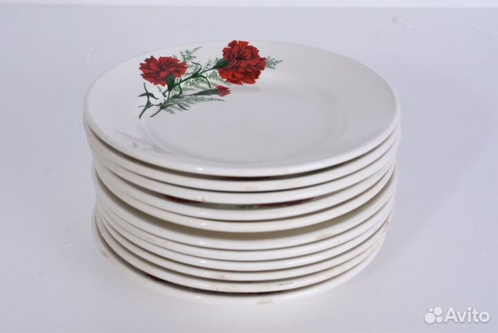 Тарелка винтажная зик, СССР, десертная, диам.17 см