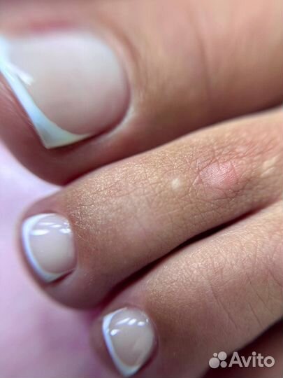 Педикюр с покрытием