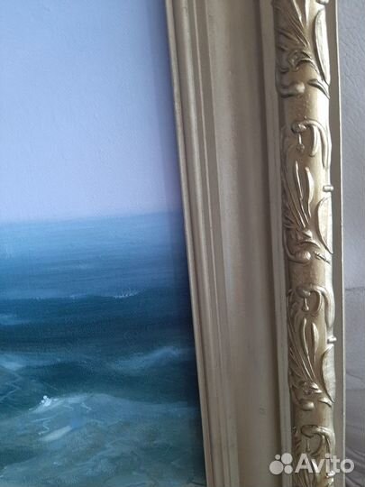 Картина На море маслом на холсте 98 * 70см