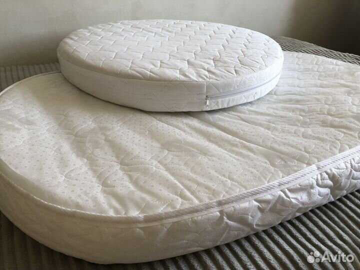Матрас детский круглый и овальный