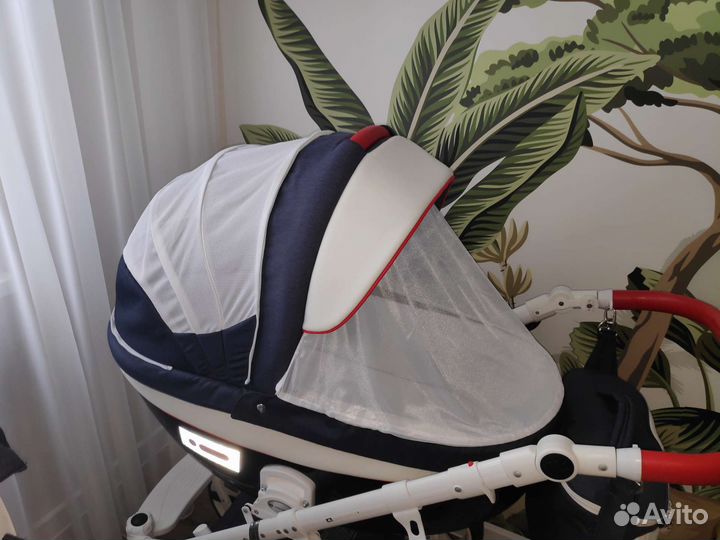 Коляска 2 в 1 adamex Monte carbon