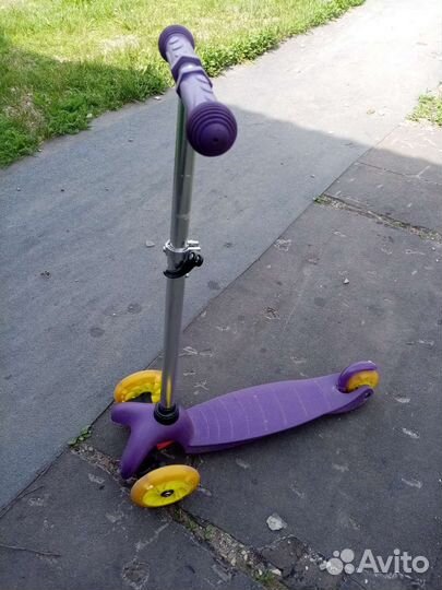 Самокат детский трехколесный бу