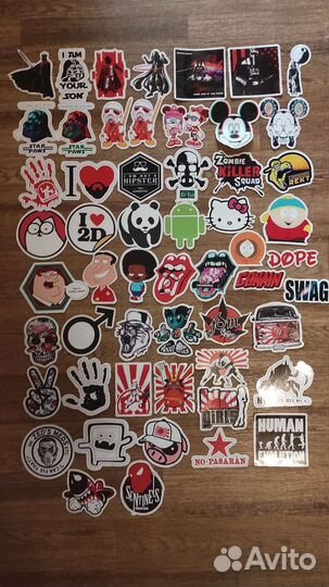 Наклейки, стикеры, стикербомбинг