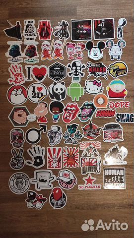 Наклейки, стикеры, стикербомбинг