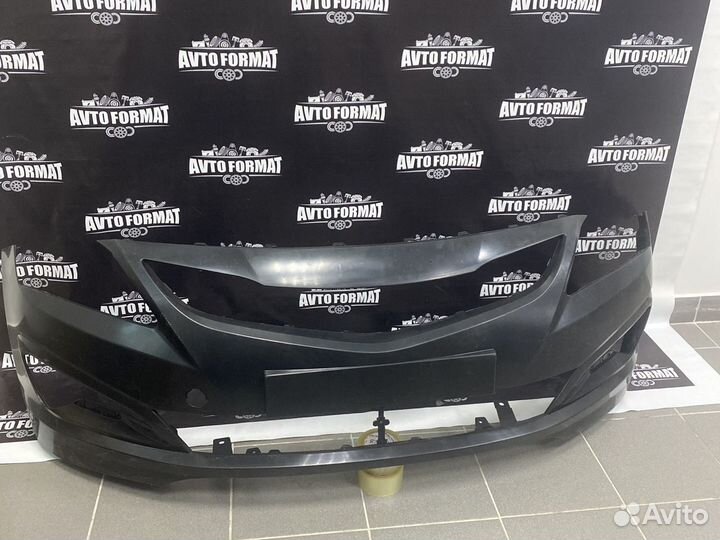 Передний бампер на hyundai solaris (2014-2017)