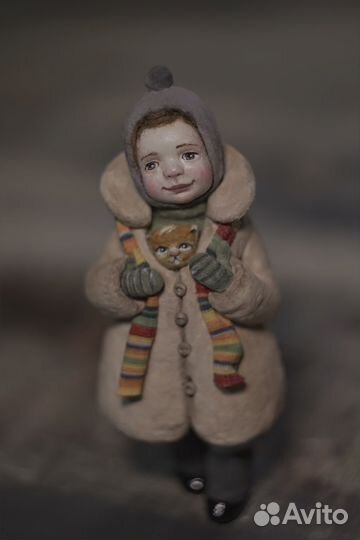 Елочные игрушки: Таня, Ваня и кораблик