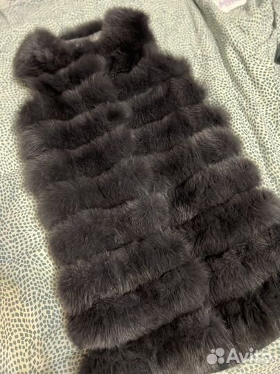 Шуба из песца