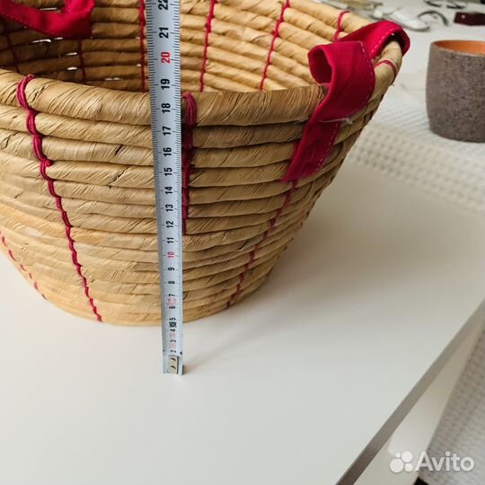 Корзина плетеная IKEA (ручная работа)