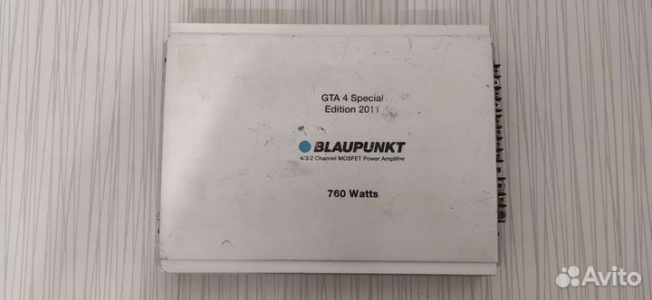 Четырёхканальный усилитель на 760 Вт