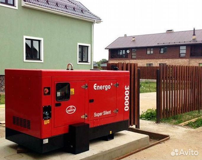 Дизельный генератор Energo 80 кВт в кожухе