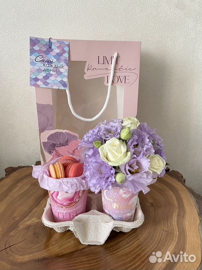 Эустома, роза, цветы, доставка цветов