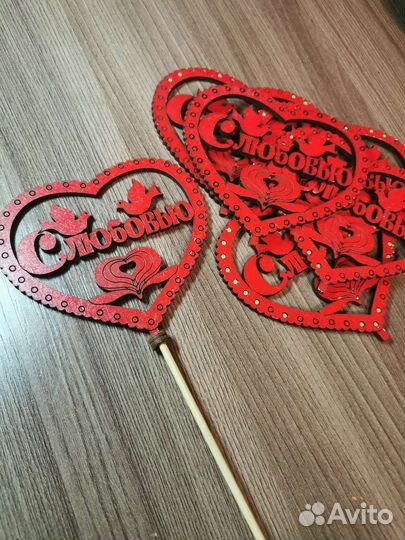 Топперы для букетов, цветов, мыла