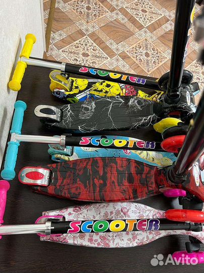 Самокат детский scooter, усиленный