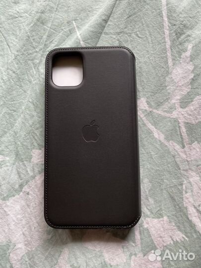 Leather Folio iPhone 11 pro max чехол
