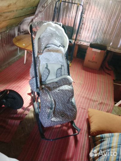 Коляска санки