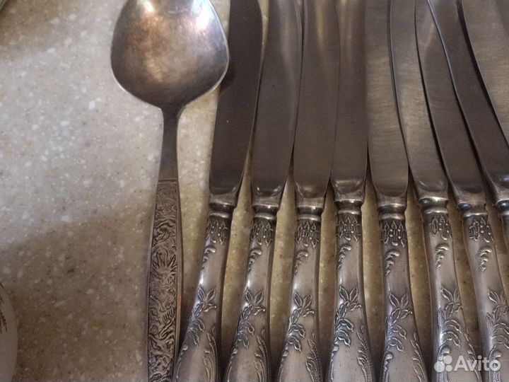 Столовый набор Солонка и перечница латунь