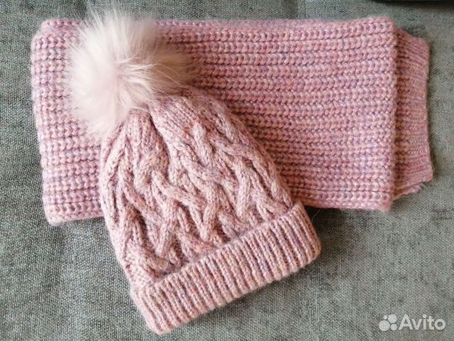 Комплект зимняя Шапка и шарф