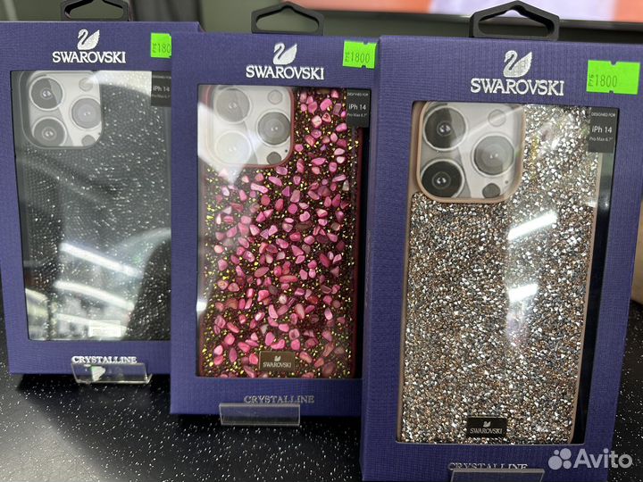 Чехол Swarovski для iPhone 14 Pro Max