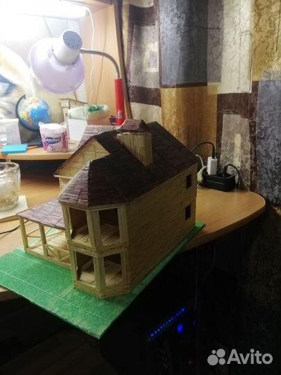 Домик из спичек