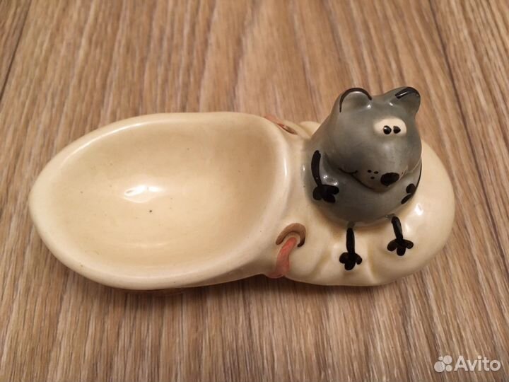 Пепельница ручной работы с мышкой