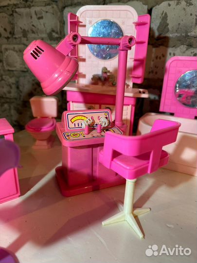 Огромный лот мебели для барби СССР