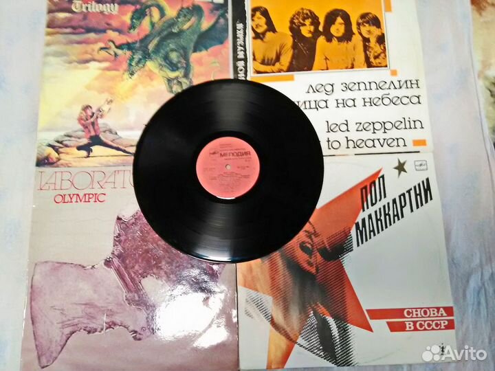 Виниловые пластинки, много