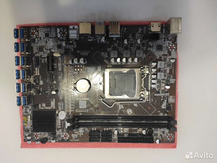 Материнская плата сокет 1151 b250c btc (новая)