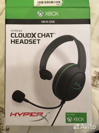 Наушники для чата hyperx CloudX Chat Headset