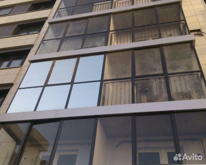 Тонировка окон, лоджий, балконов, фасадов