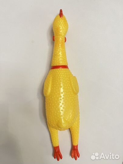 Игрушка курица-пищалка