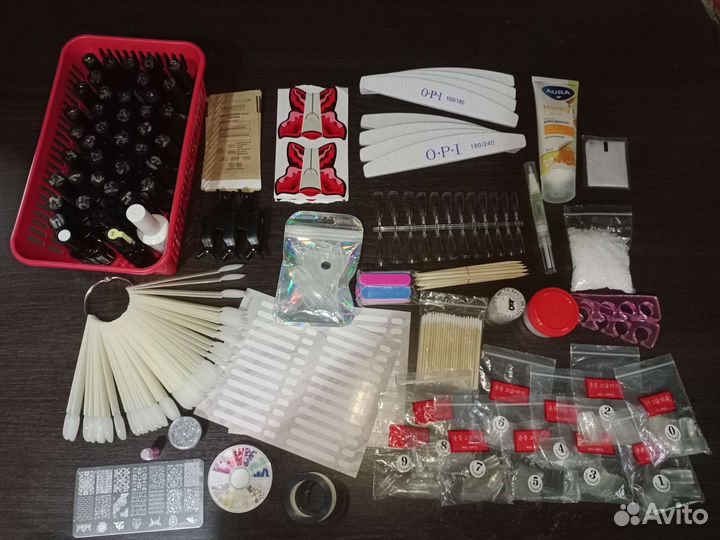 Набор для маникюра с лампой