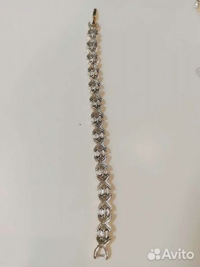 Браслет клипсы винтаж Англия 80-е Pave Jewellery