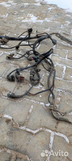 Проводка двигателя Ауди 80 Б4 2.0 ABT