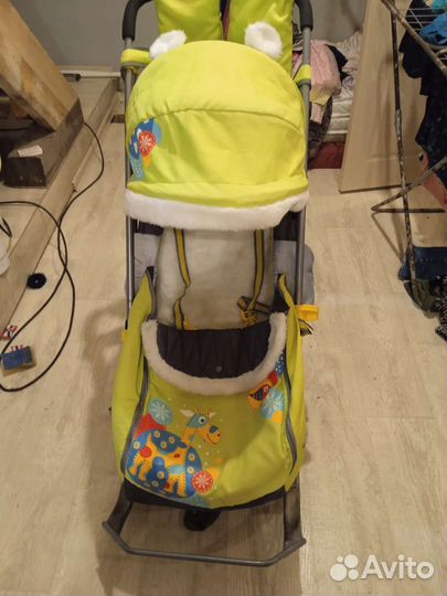 Коляска санки