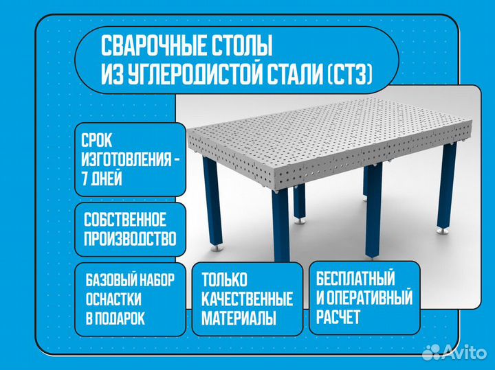 Сварочный стол 3d любые размеры с доставкой