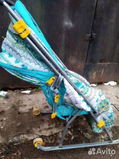 Детские санки коляска бу