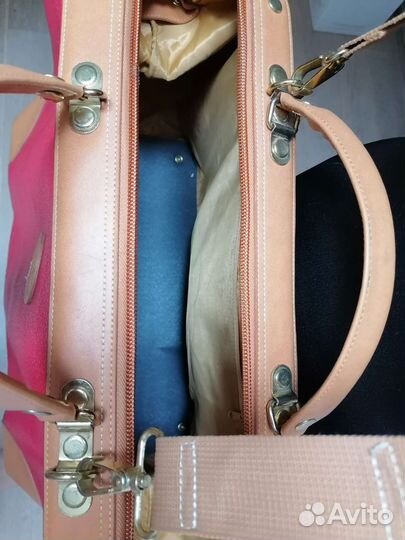 Сумка кожаная дорожная DJ