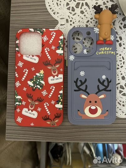 Чехол на iPhone 13 pro новогодний