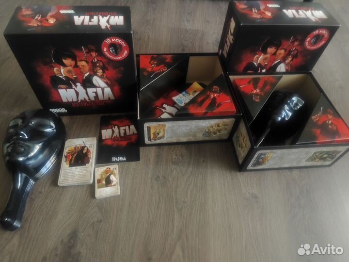 Настольная игра мафия с масками