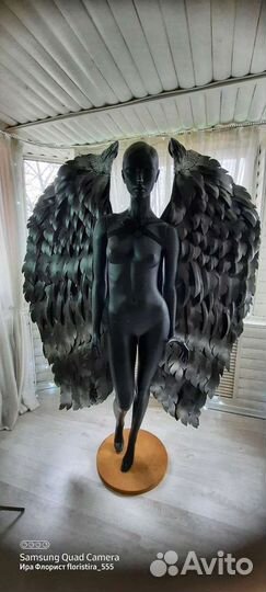 Крылья Малифисенты+посох