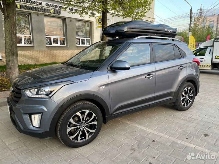 Автобокс cybort F1 черный металлик на Creta