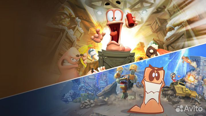 Worms Battlegrounds + Worms W.M.D PS4/PS5