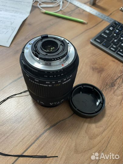 Объектив sigma DG 28-300 mm 1:3.5-6.3 0 Nikon